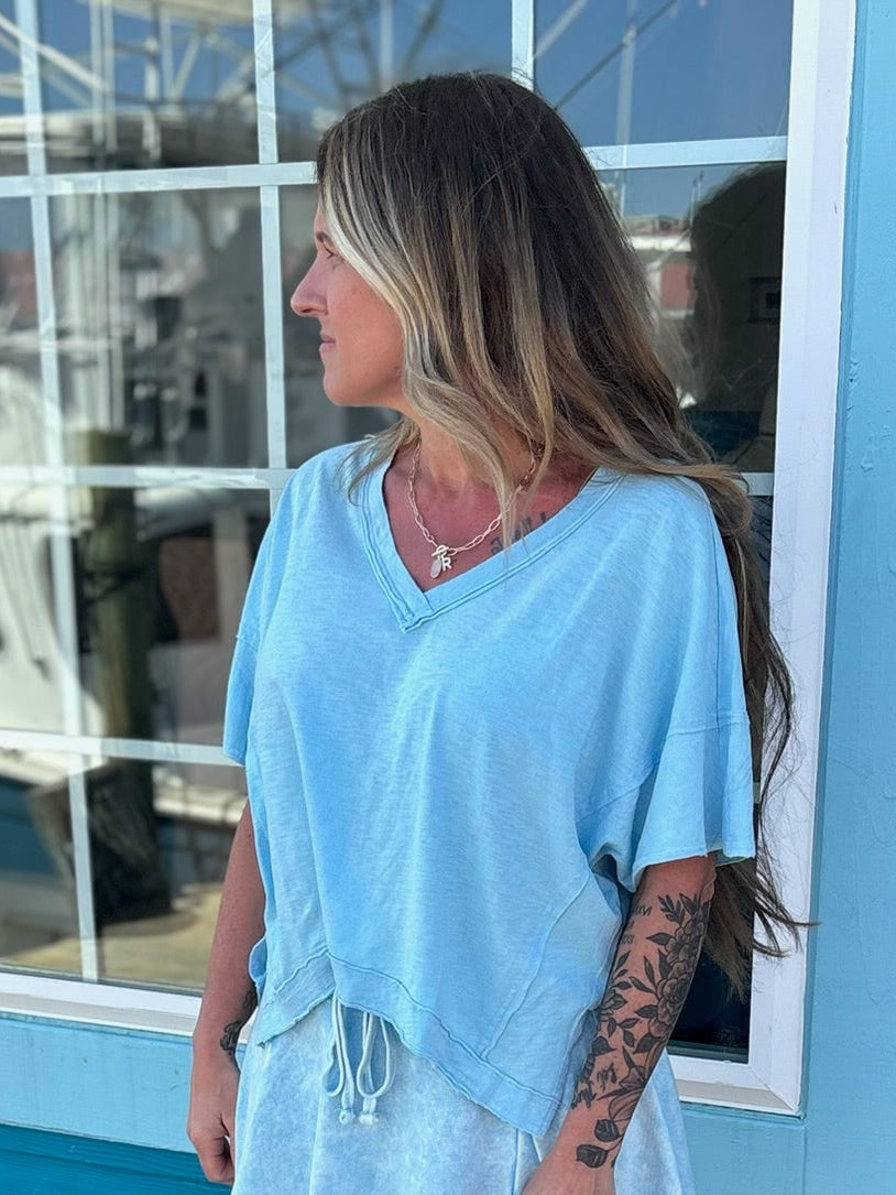 v neck top