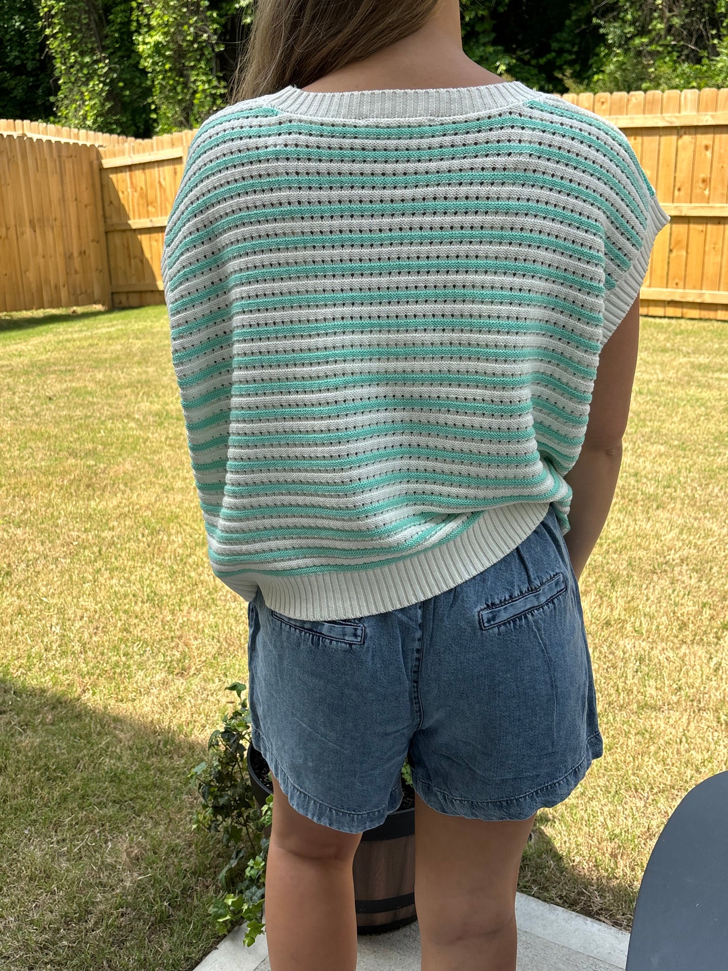 Denim shorts