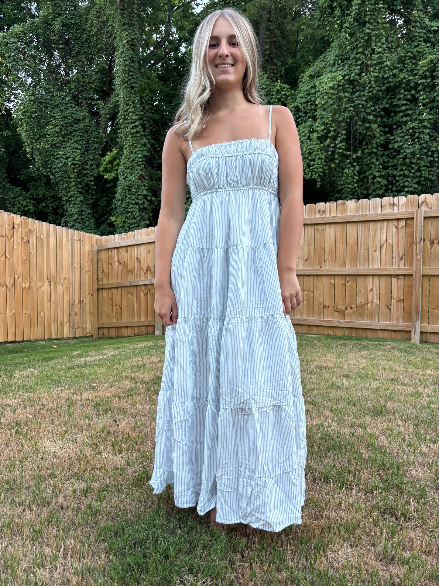 Blue Stripped Dress