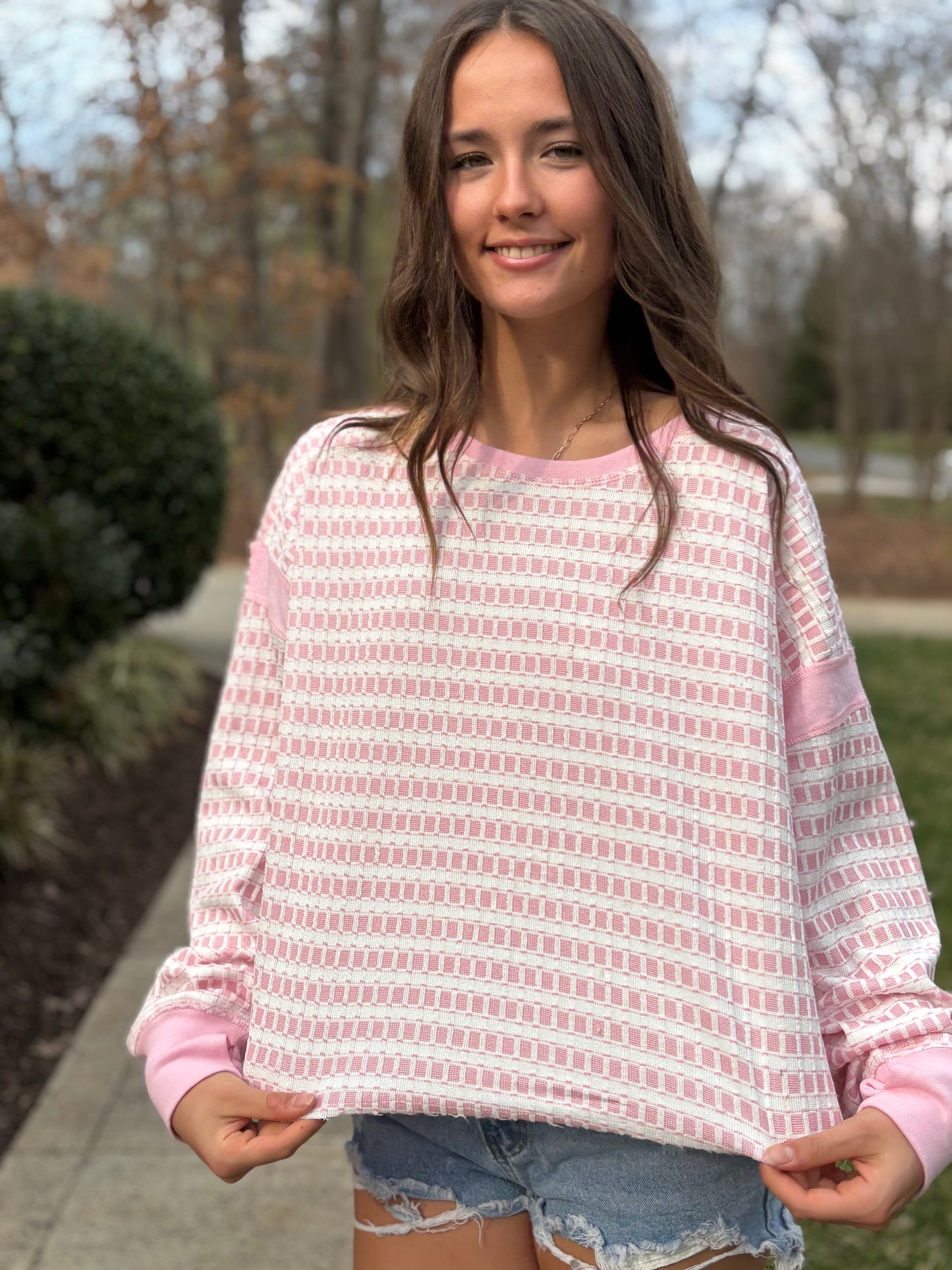 Reversible back cross pullover