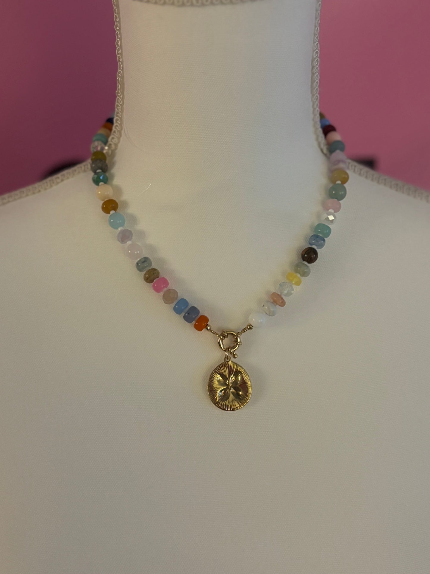 Beaded Butterfly Necklace