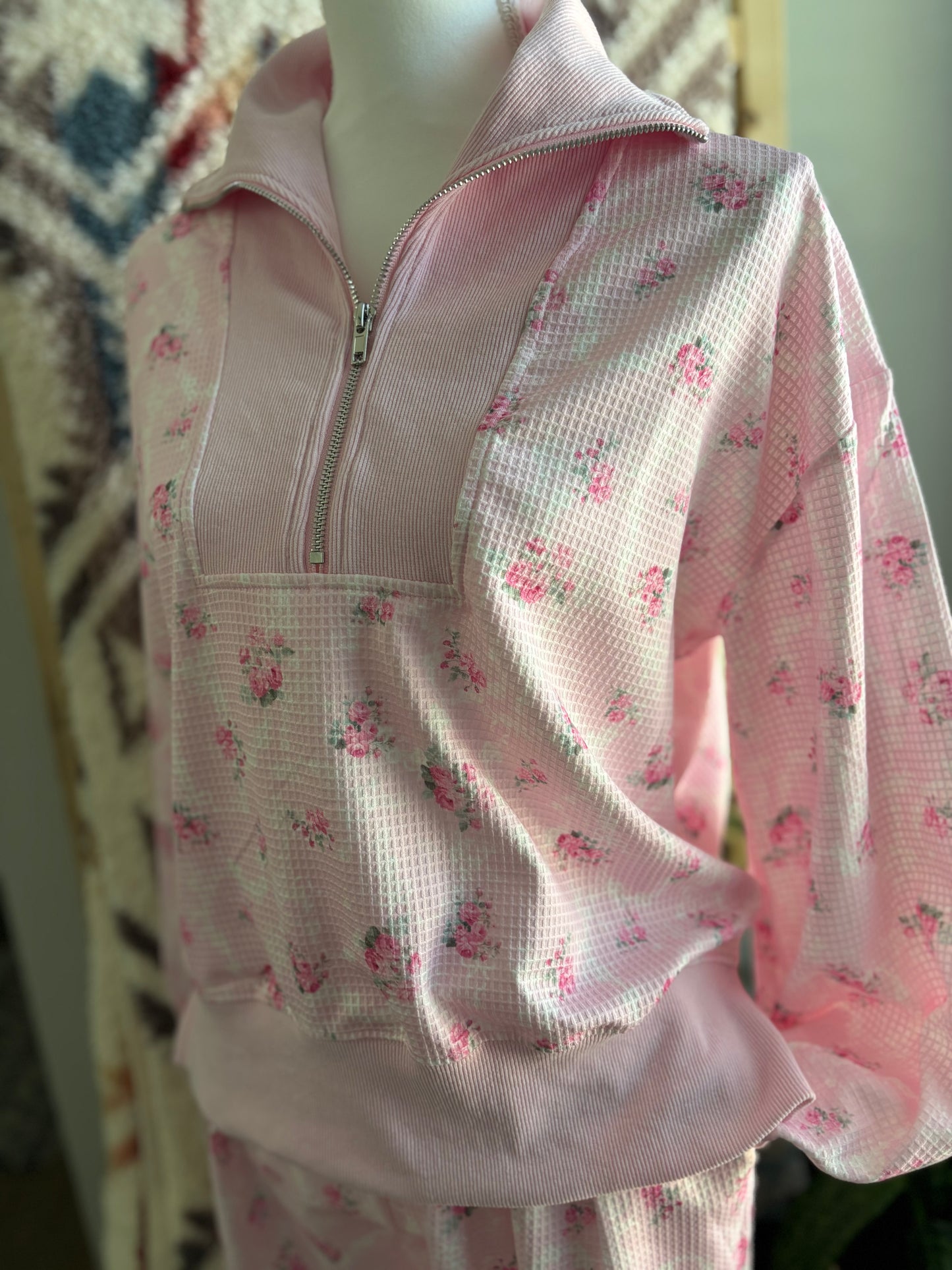 Floral Waffle lounge set