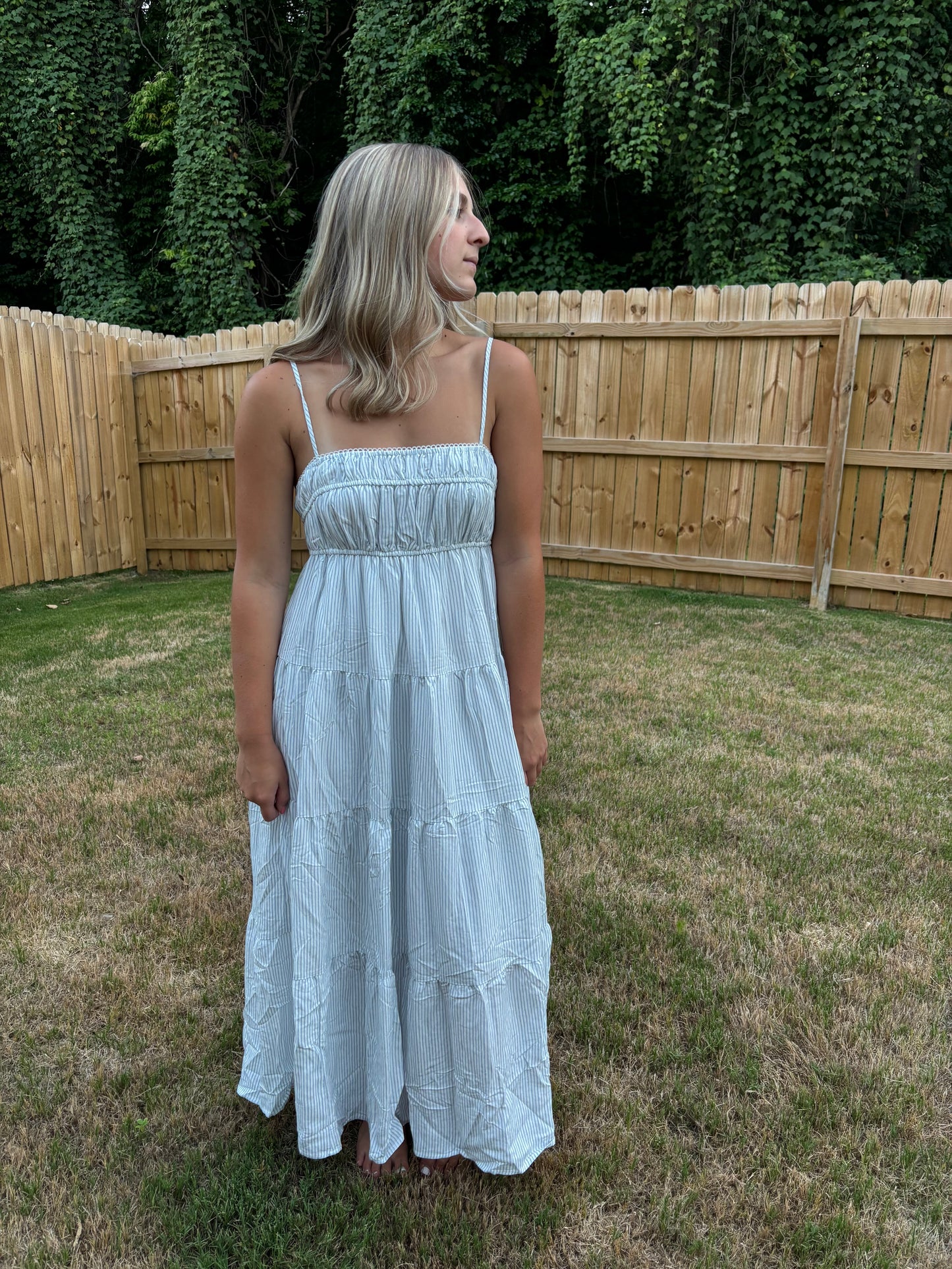 Blue Stripped Dress