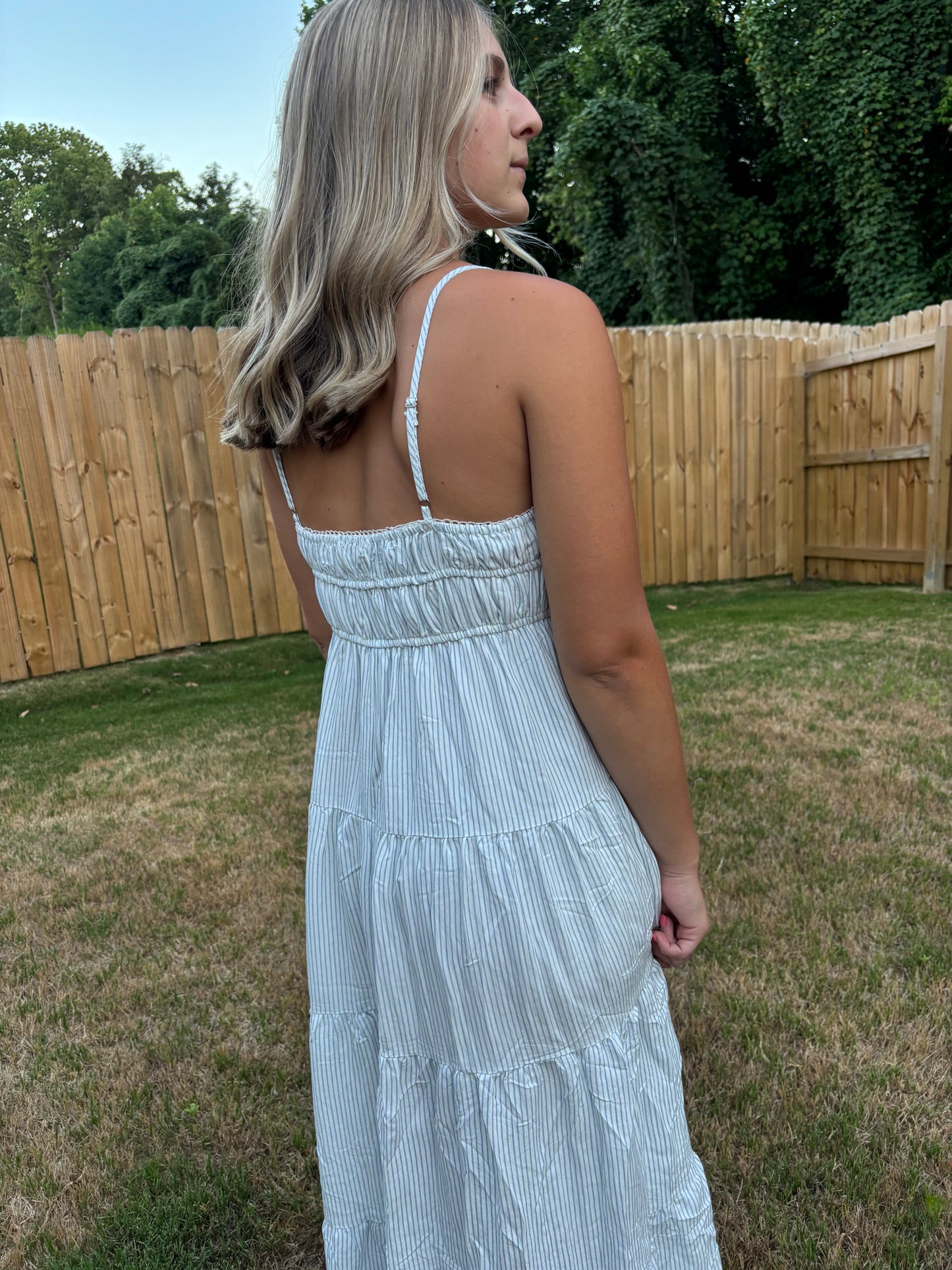 Blue Stripped Dress