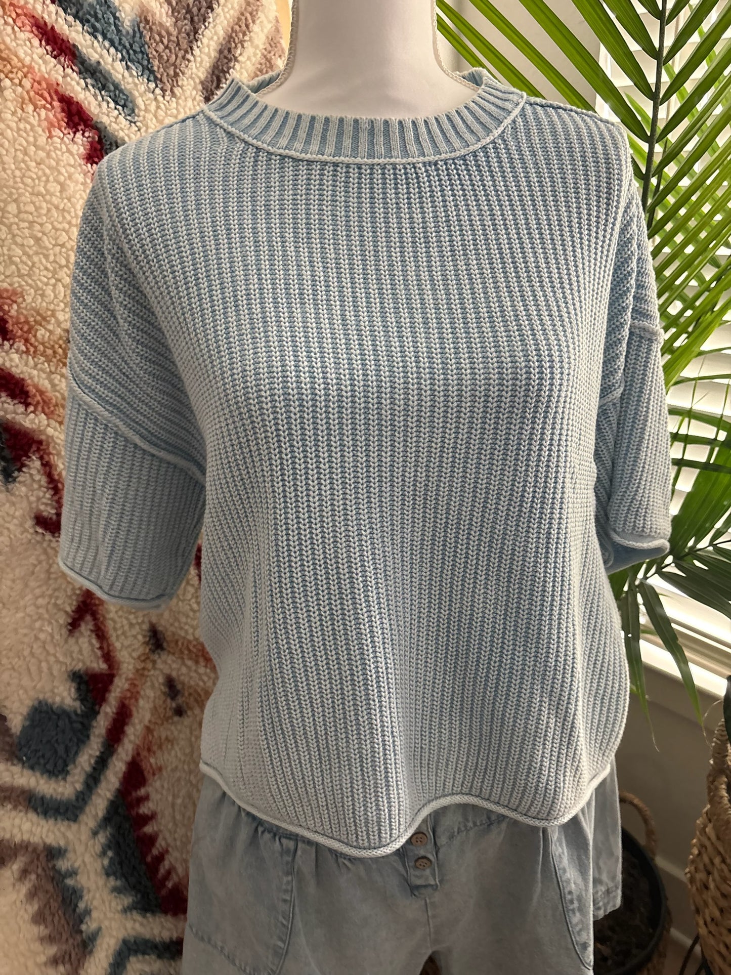 Sky Blue Sweater