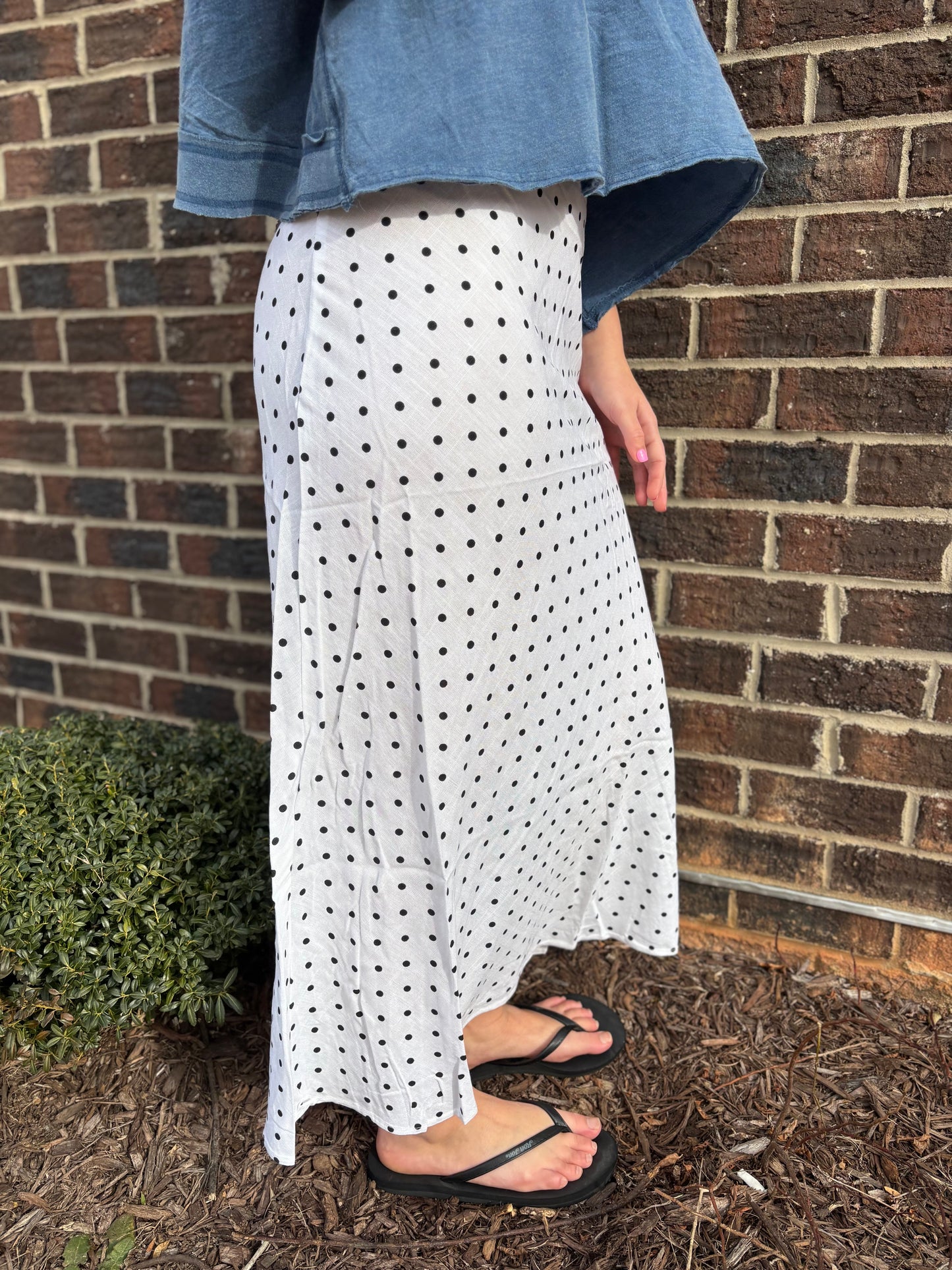 Polka dot skirt