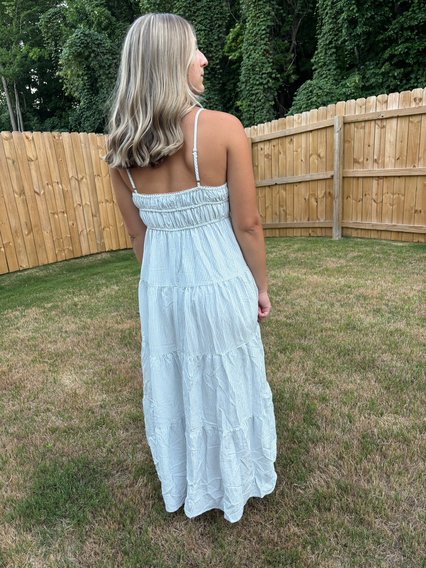 Blue Stripped Dress