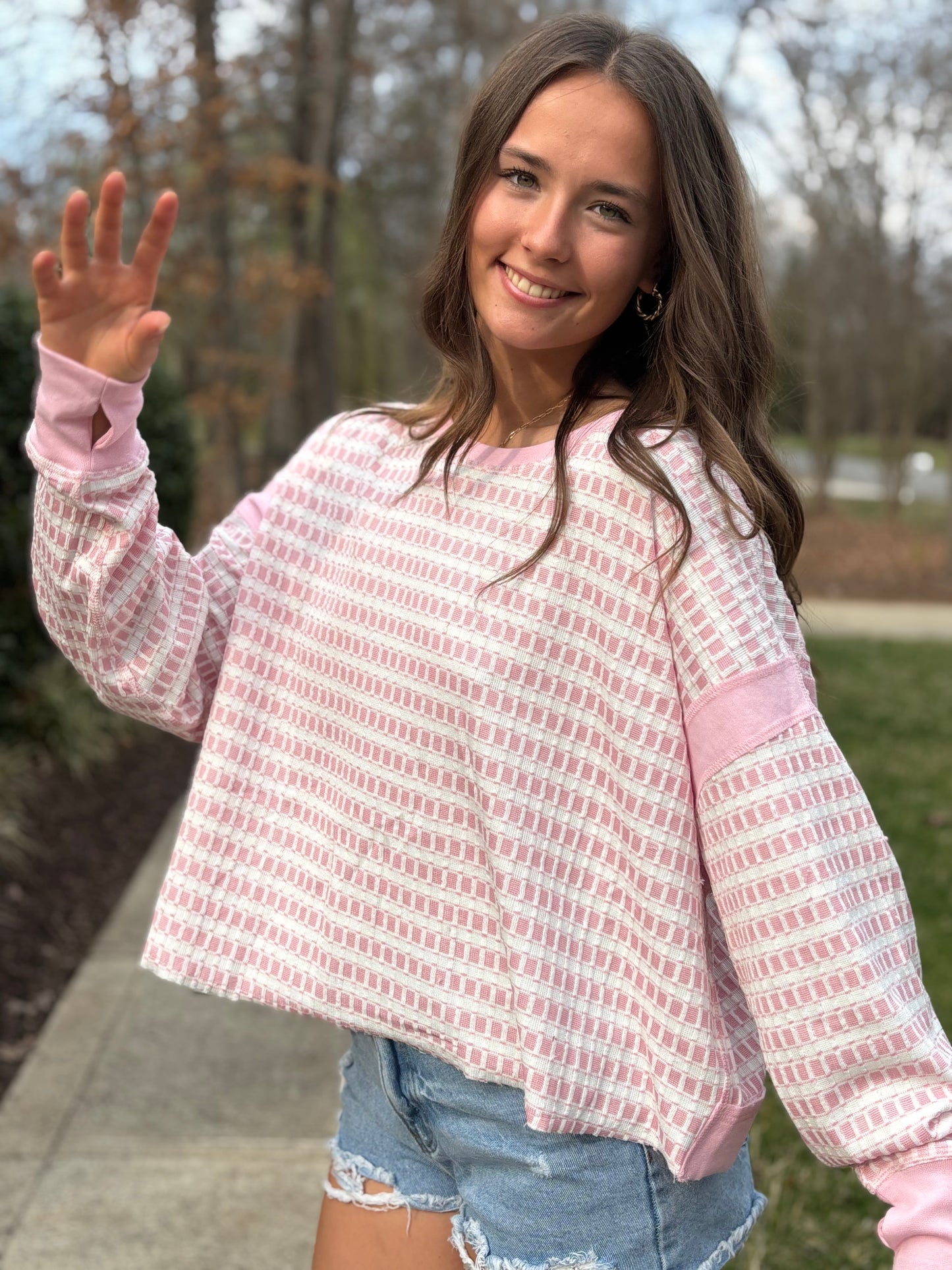 Reversible back cross pullover