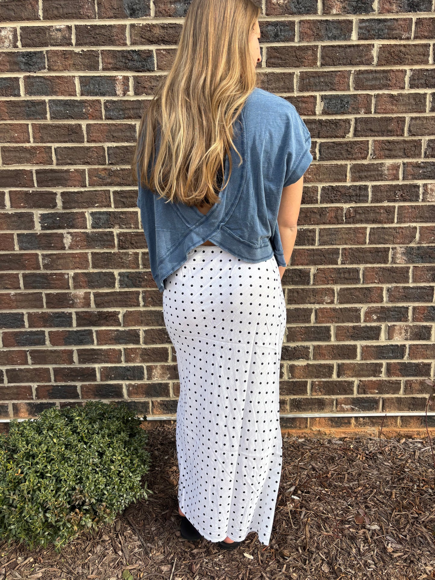 Polka dot skirt