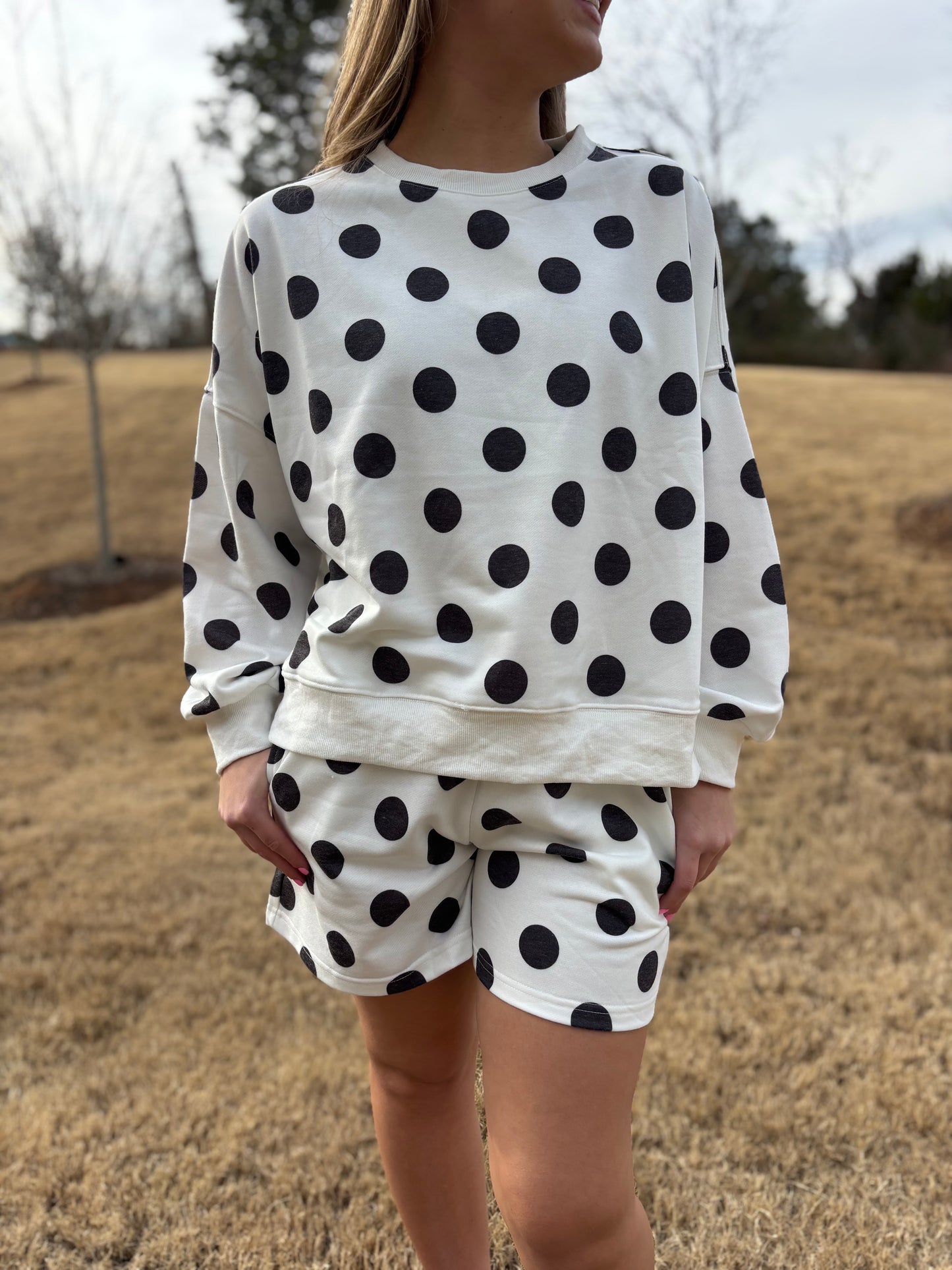 Polka dot set