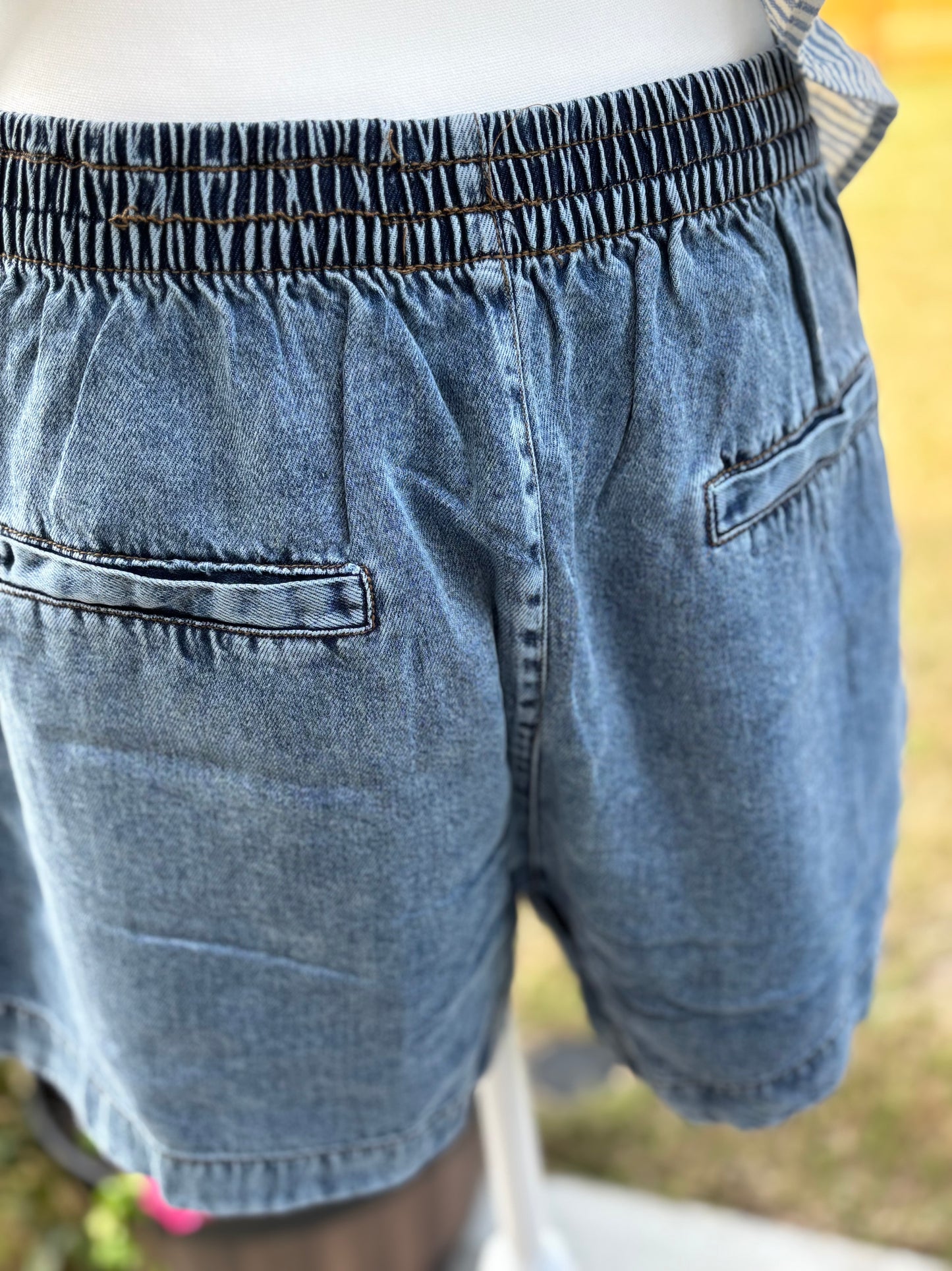 Denim shorts