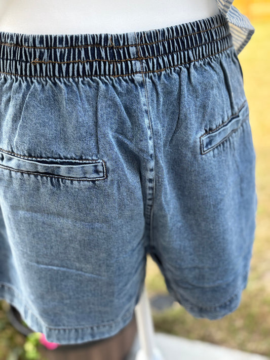 Denim shorts