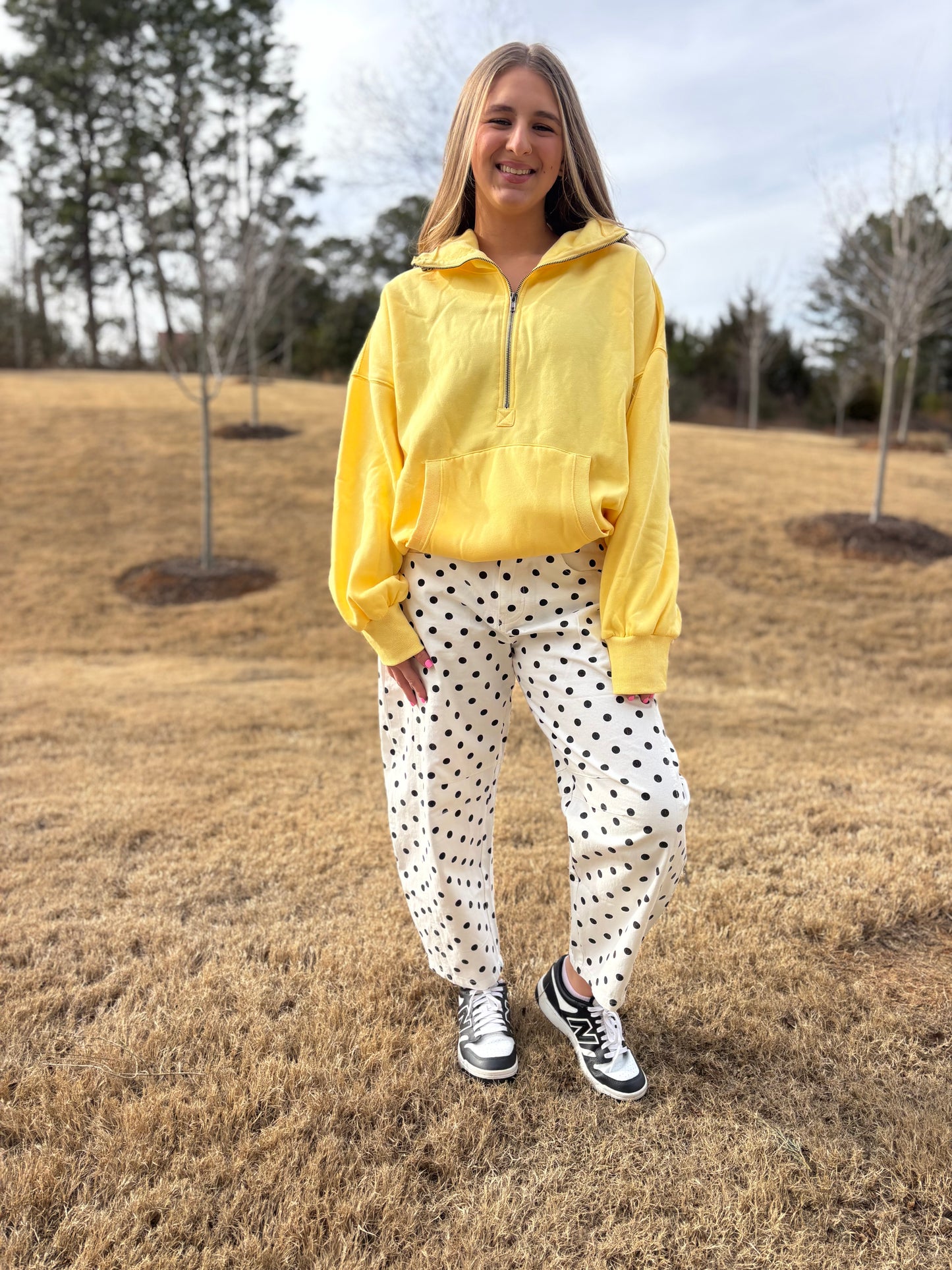 half zip hoodie