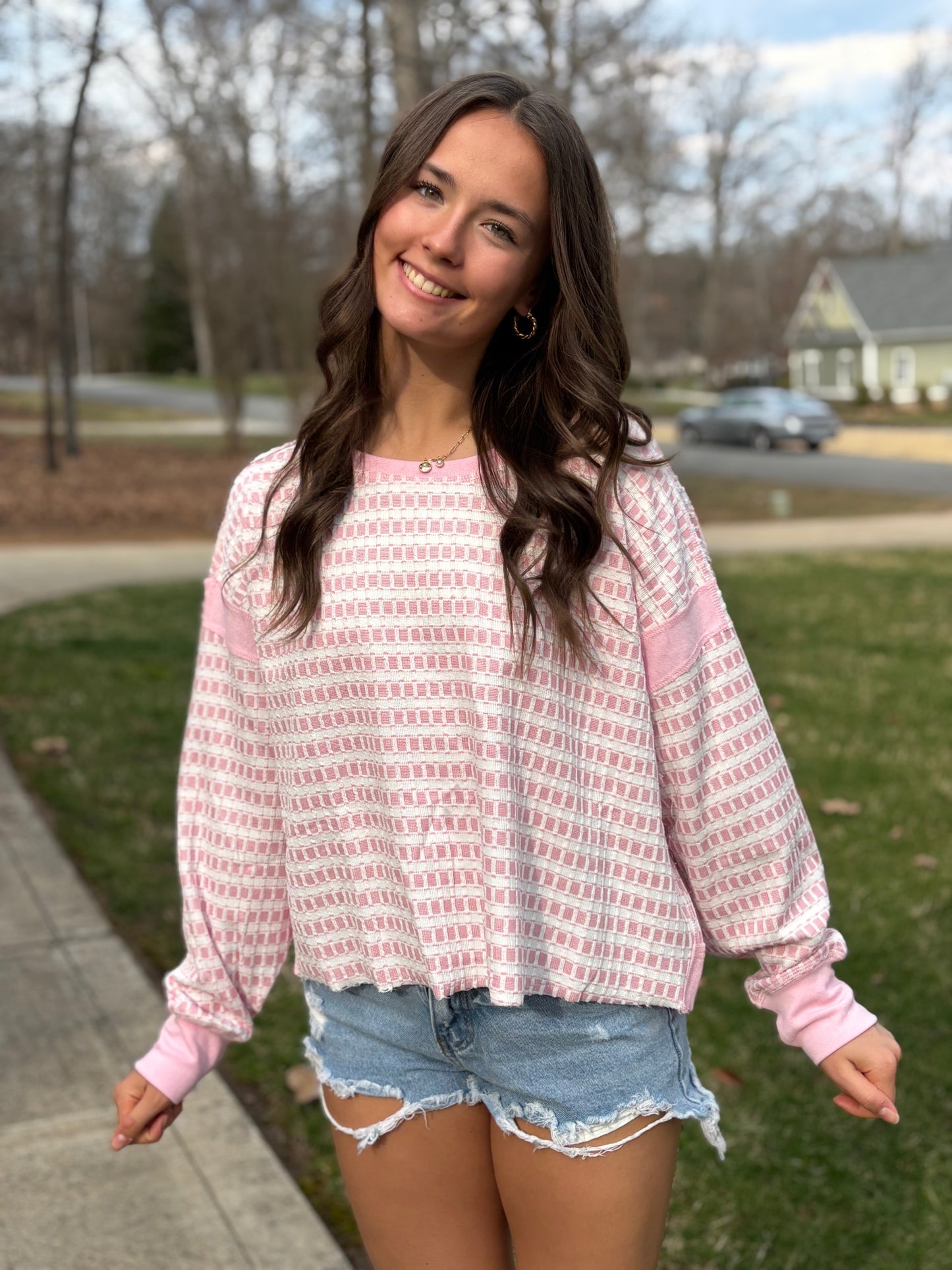 Reversible back cross pullover