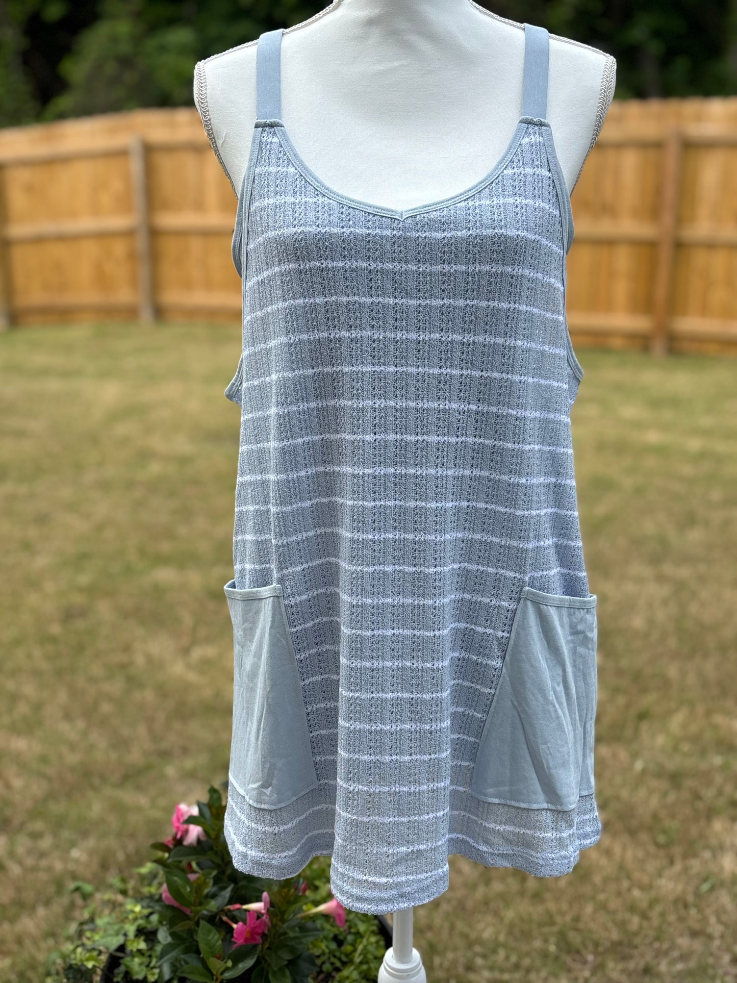 Stripped athletic dress
