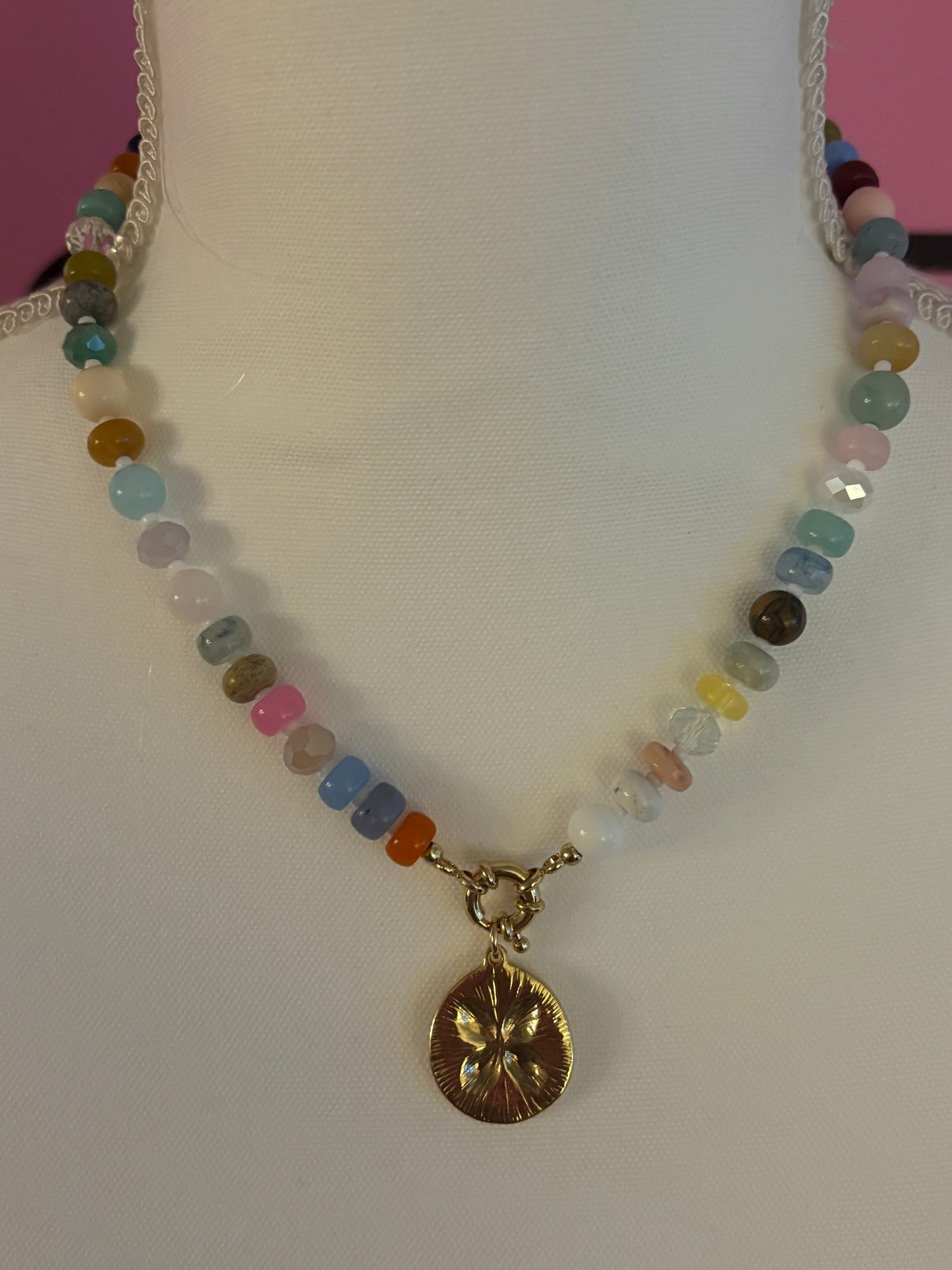 Beaded Butterfly Necklace