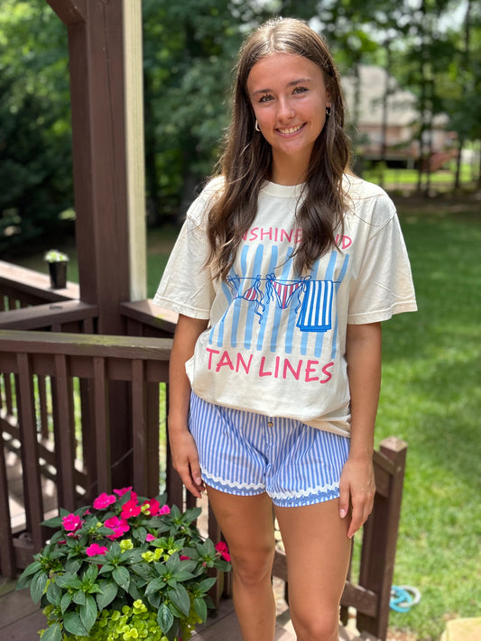 Sunshine and tan lines